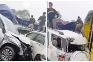 Kronologi kecelakaan beruntun di Tol Cipularang Km 94