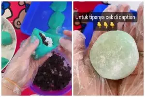 Trik cetak mochi ini bikin hasilnya nggak mudah pecah, lengket, dan kokoh seharian