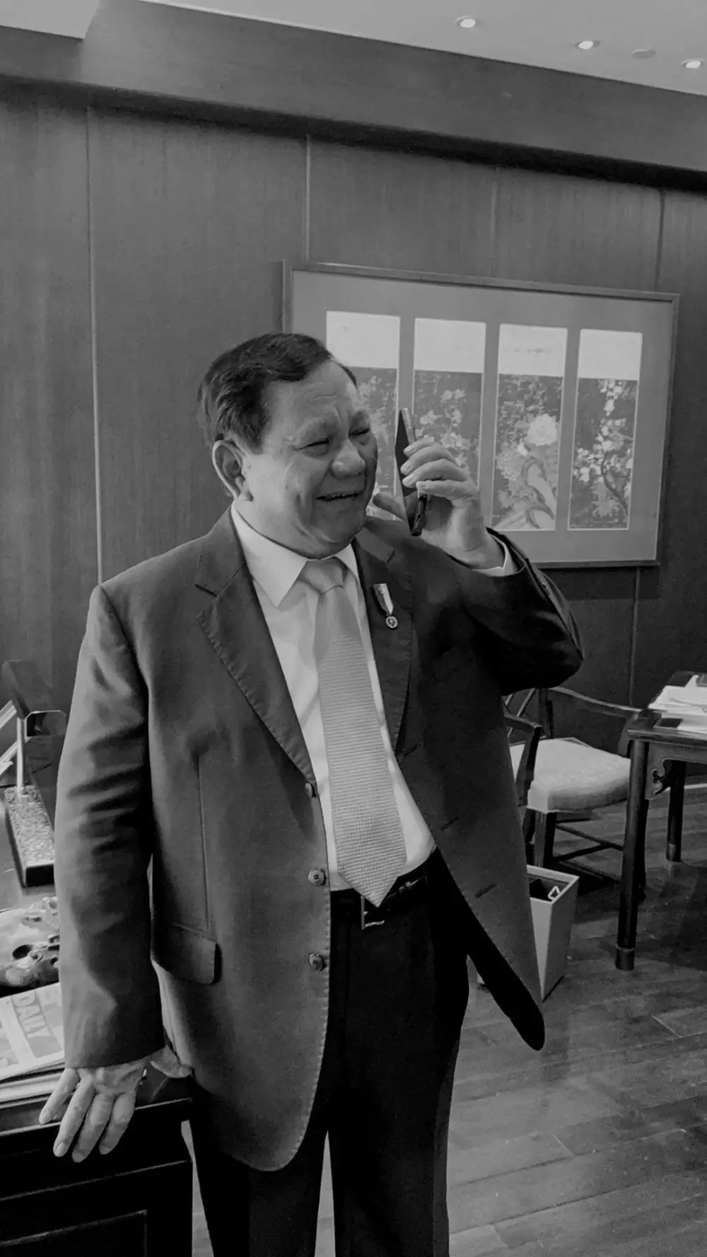 Prabowo Subianto telepon Donald Trump © Instagram Prabowo Subianto telepon Donald Trump © Instagram