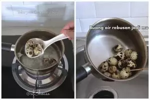 Trik merebus telur puyuh ini bikin cangkangnya tak mudah pecah dan hasilnya matang sempurna