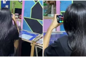 Viral sosok cowok berwajah uniseks, netizen sebut perpaduan wajah Paula Verhoeven dan Andhika Pratama