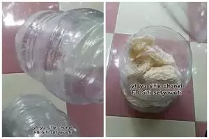 Cuma andalkan cutter, begini cara membuat toples kerupuk yang rapat hanya bermodal galon bekas