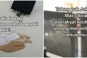 Mengira sakit pinggang ternyata idap penyakit mematikan, pilunya wanita ini sampai minta tolong Gibran