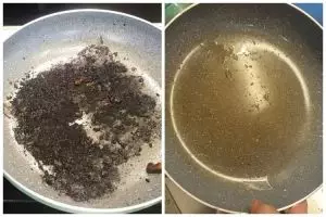 Jangan disikat, ini cara ampuh bersihkan sisa makanan gosong di teflon, aman dan cepat tanpa direndam