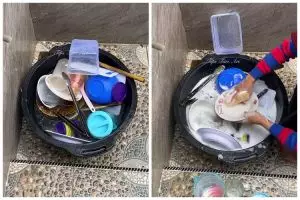 Tak perlu diberi sabun satu-satu, ini trik cuci piring agar tetap kesat meski jumlahnya banyak
