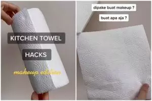 Nggak cuma efektif membersihkan alat masak, ini fungsi lain tisu dapur untuk pengguna makeup
