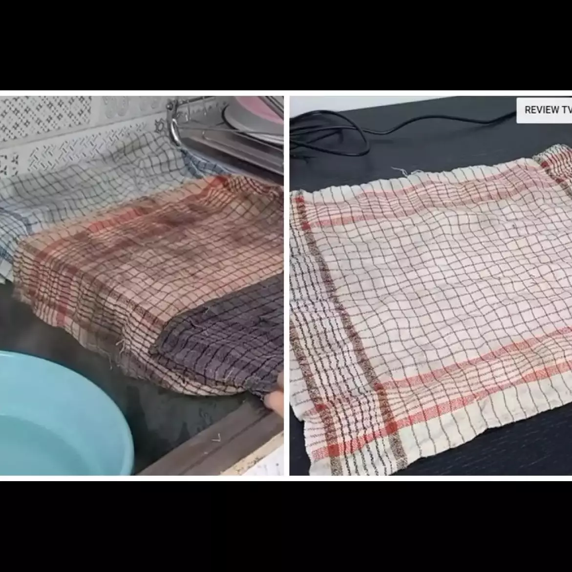 Trik efektif membersihkan serbet dapur super kotor dan hitam dengan satu bumbu masak