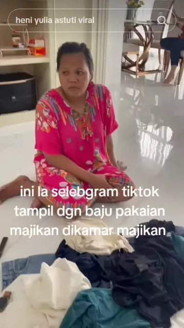 ART pakai baju majikan tanpa izin © TikTok