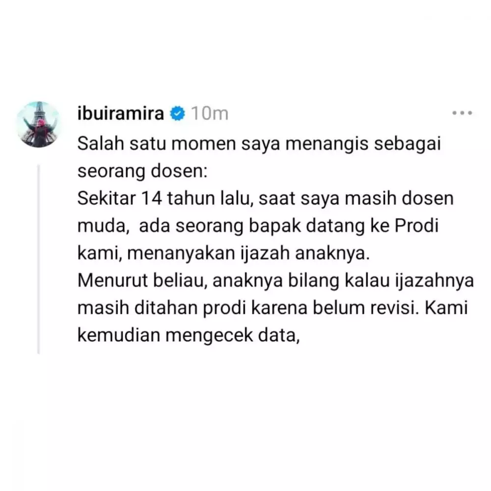Momen sedih seorang ayah dibohongi putrinya yang kuliah berbagai sumber