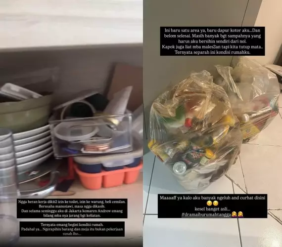 Nana Mirdad kesal rumahnya jadi kotor © Instagram Nana Mirdad kesal rumahnya jadi kotor © Instagram