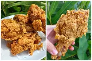 Sukses buat ayam krispi yang keriting, wanita ini ungkap penjelasan ilmiah di balik cara penepungannya