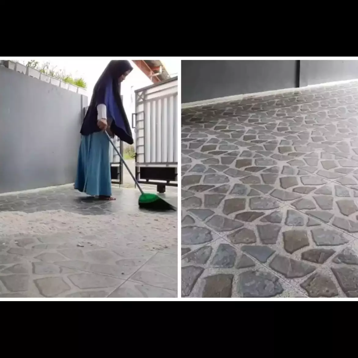 Cara mudah membersihkan noda kusam di lantai dengan ampas dapur