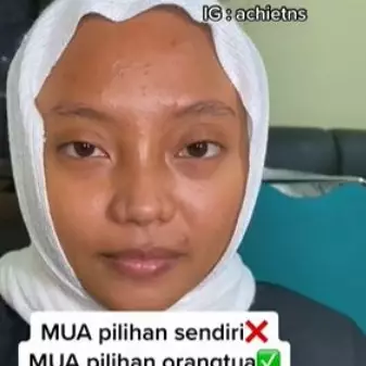 Dirias jadi pengantin Sunda pakai MUA pilihan orang tua, hasil makeup cewek ini bak beda orang