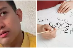 Guru ini tunjukkan tulisan tangan siswanya yang unik pol, cuma bisa dibaca dengan mata batin