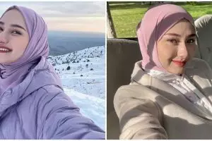 Nadzira Shafa kaget bertemu tour guide mirip Ameer Azzikra saat liburan di Uzbekistan, ini 6 momennya