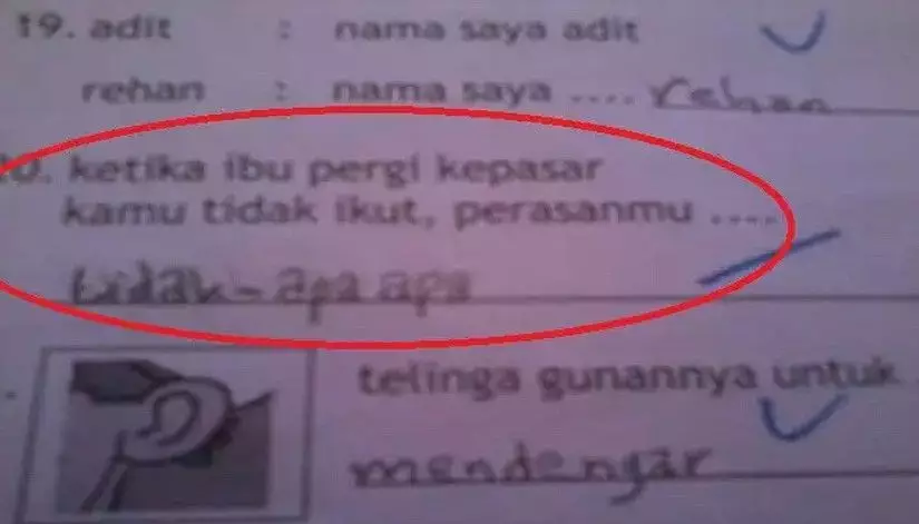 Potret lucu jawaban siswa pas ujian dari berbagai sumber