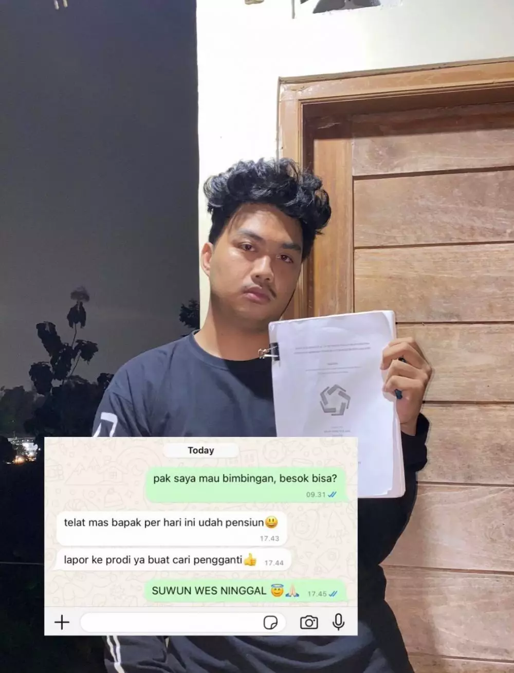 mahasiswa wisuda di kos karena dosen pensiun © 2024 TikTok mahasiswa wisuda di kos karena dosen pensiun © 2024 TikTok