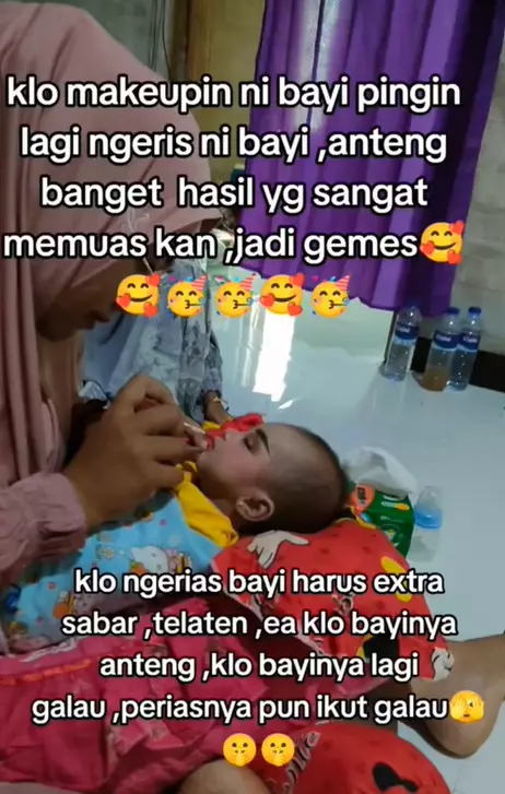 Viral bayi dirias full makeup untuk pemotretan © 2024 brilio.net Viral bayi dirias full makeup untuk pemotretan © 2024 brilio.net