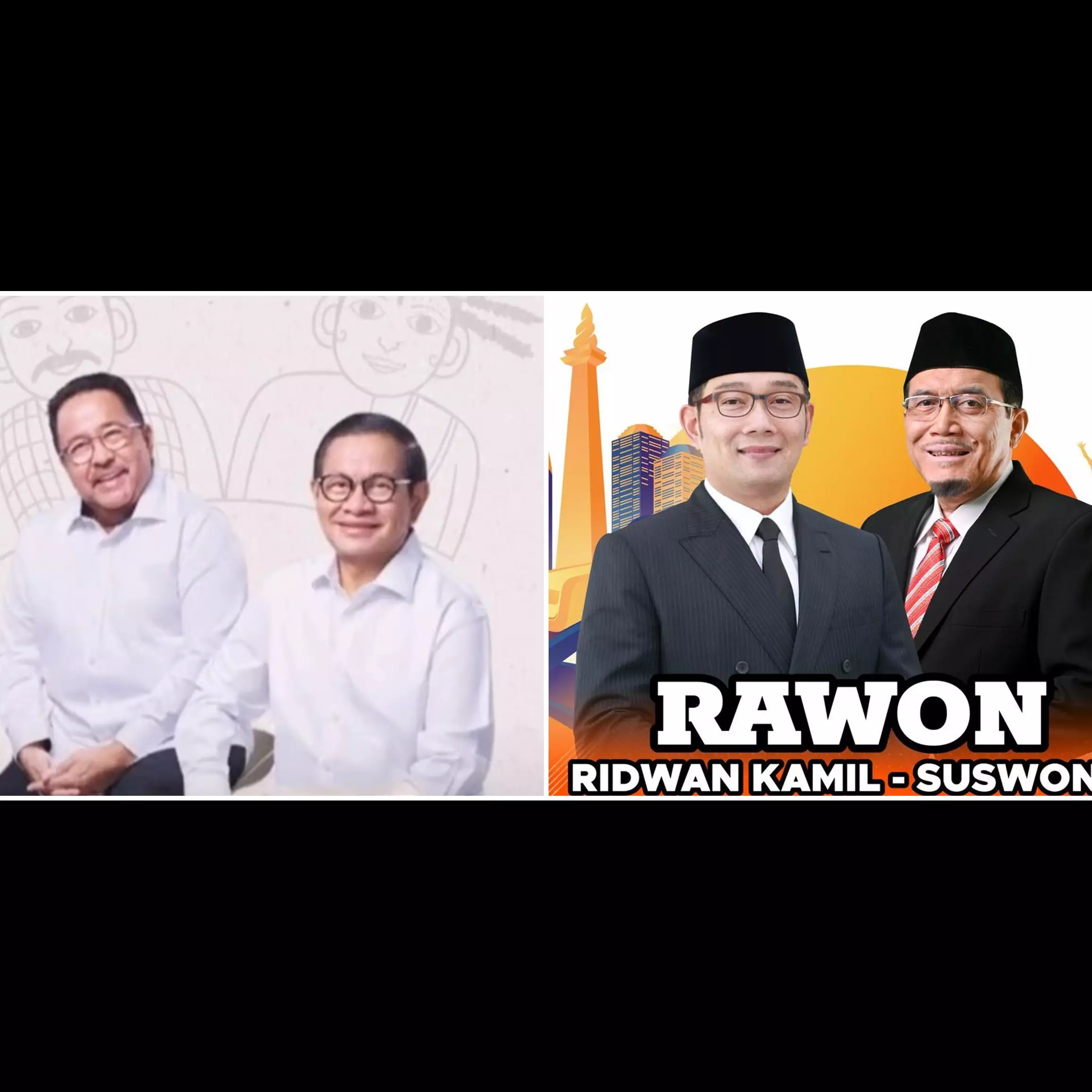 Hasil quick count Pilkada Jakarta: Pramono-Anung &amp; RK-Suswono berpotensi bertarung lagi di putaran 2