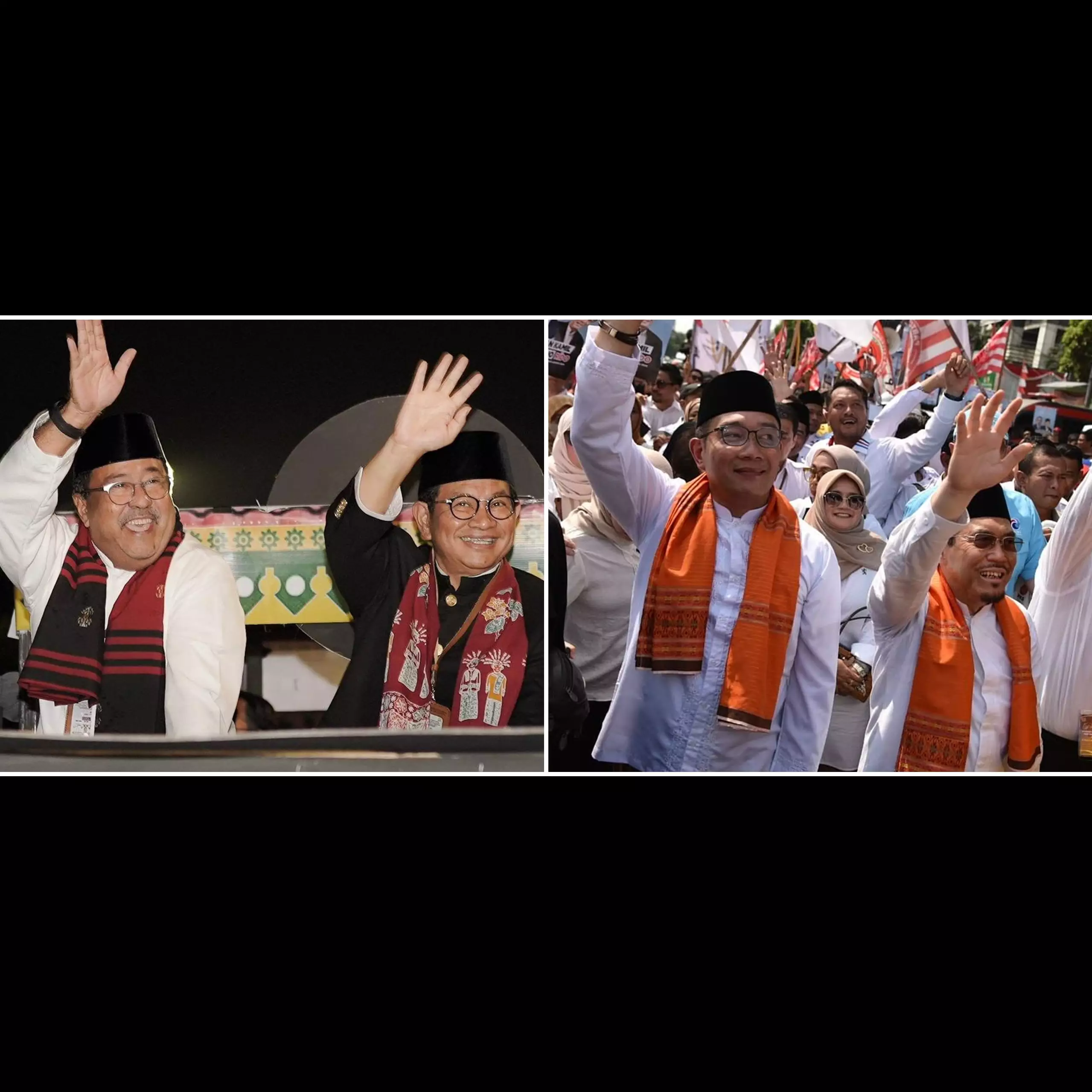 Beda reaksi Cagub-Cawagub DKI Jakarta sikapi hasil quick count, Pramono-Rano optimis menang 1 putaran