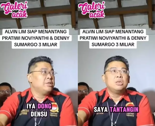 Denny Sumargo ditantang Alvin Lim siram mata © berbagai sumber Denny Sumargo ditantang Alvin Lim siram mata © berbagai sumber