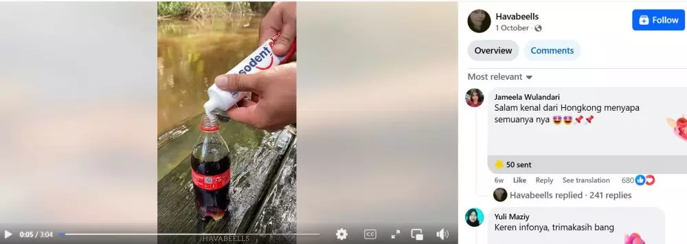 cara bersihkan pantat wajan berkerak tebal © Facebook