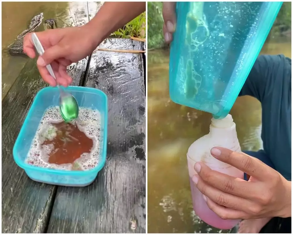 cara bersihkan pantat wajan berkerak tebal © Facebook