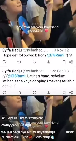 cuitan lawas Syifa Hadju soal kekasihnya © berbagai sumber cuitan lawas Syifa Hadju soal kekasihnya © berbagai sumber