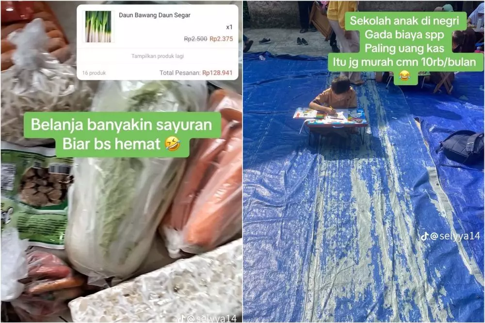 ibu 3 anak frugal living © TikTok ibu 3 anak frugal living © TikTok