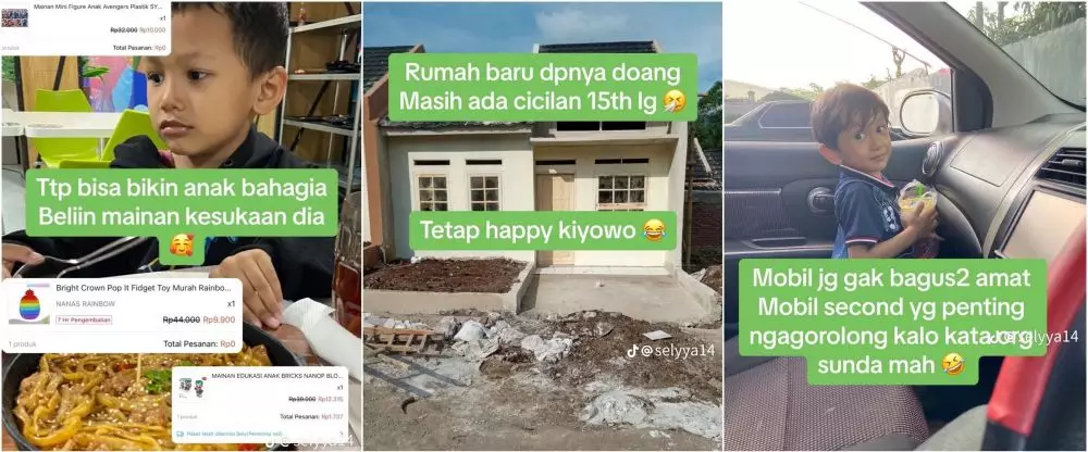 ibu 3 anak frugal living © TikTok ibu 3 anak frugal living © TikTok