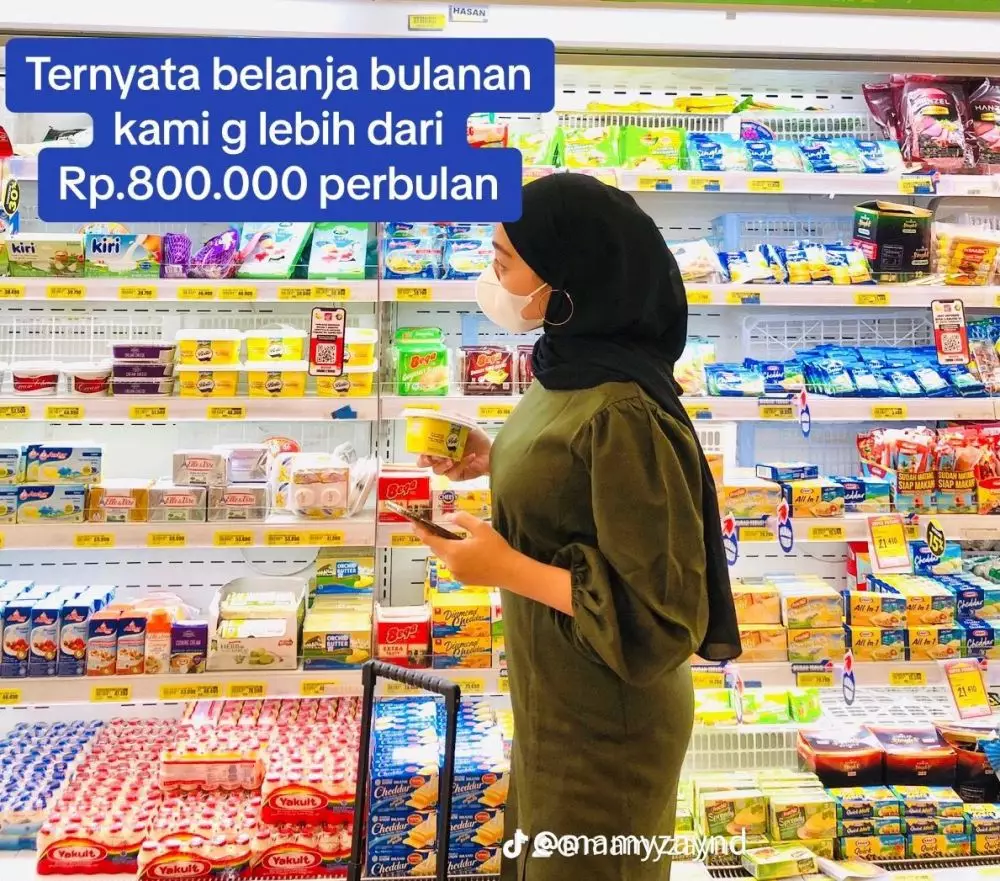 ibu muda terapkan frugal living bisa punya 2 rumah © TikTok ibu muda terapkan frugal living bisa punya 2 rumah © TikTok