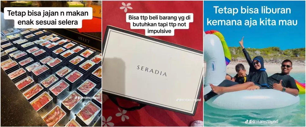 ibu muda terapkan frugal living bisa punya 2 rumah © TikTok ibu muda terapkan frugal living bisa punya 2 rumah © TikTok