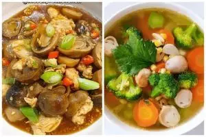 11 Resep masakan sayur rumahan sederhana dari jamur merang, enak, dan cocok dimakan dengan nasi hangat