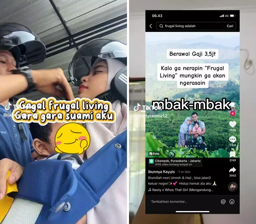gagal frugal living © TikTok