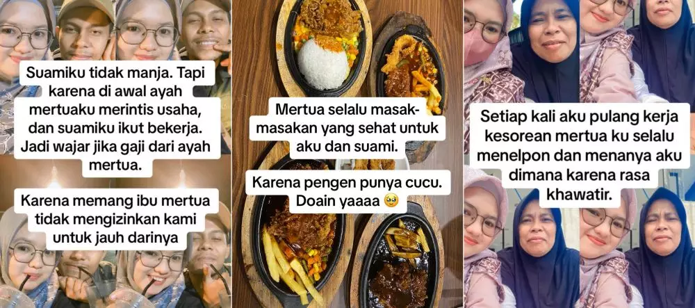 tinggal bareng mertua © TikTok