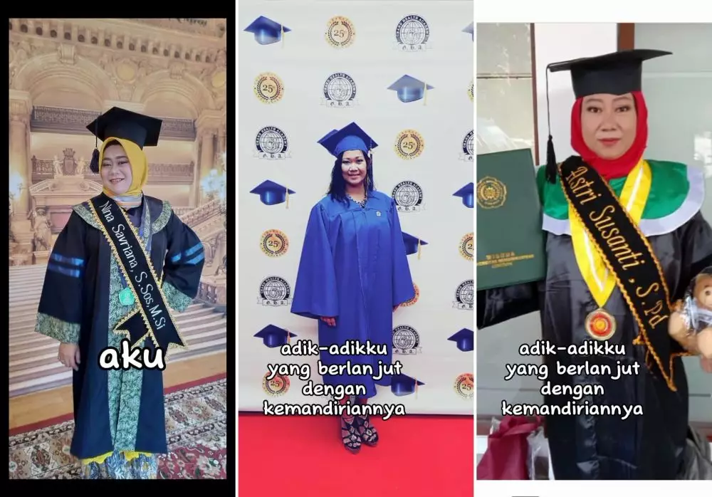kakak biayai adik kuliah © TikTok