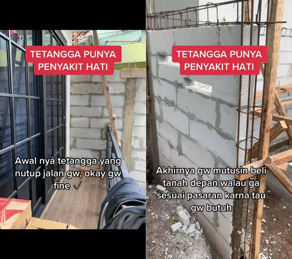 cerita selisih dengan tetangga © TikTok
