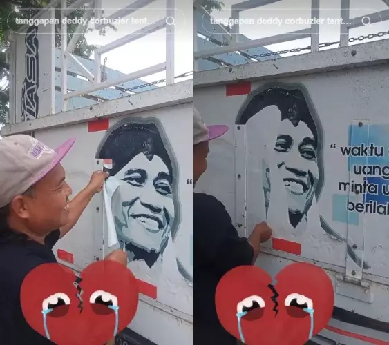 aksi para supir truk preteli gambar Gus Miftah © TikTok aksi para supir truk preteli gambar Gus Miftah © TikTok