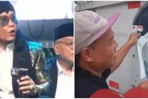 Terlanjur sakit hati, aksi para sopir truk preteli gambar Gus Miftah ini tuai dukungan