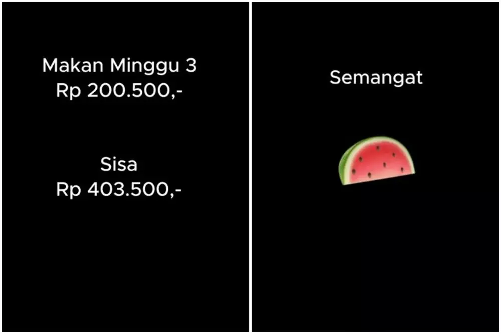 frugal living phk 200 ribu seminggu © TikTok