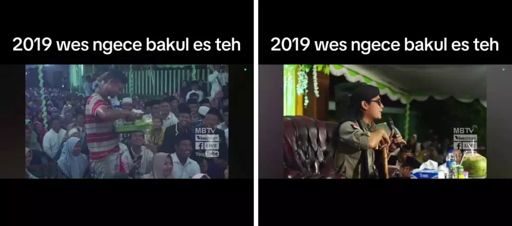viral video gus miftah 2019 ke penjual es teh © 2024 TikTok