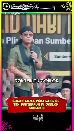 sikap Gus Miftah saat ngisi kajian © berbagai sumber