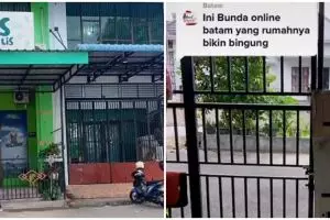 Dari lantai satu mirip bangunan ruko, potret rumah bikin bingung ini ada jalan raya di lantai 2