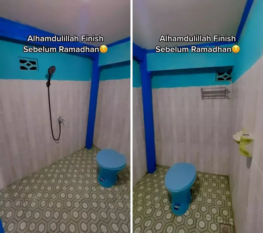 renovasi kamar mandi buluk © TikTok renovasi kamar mandi buluk © TikTok