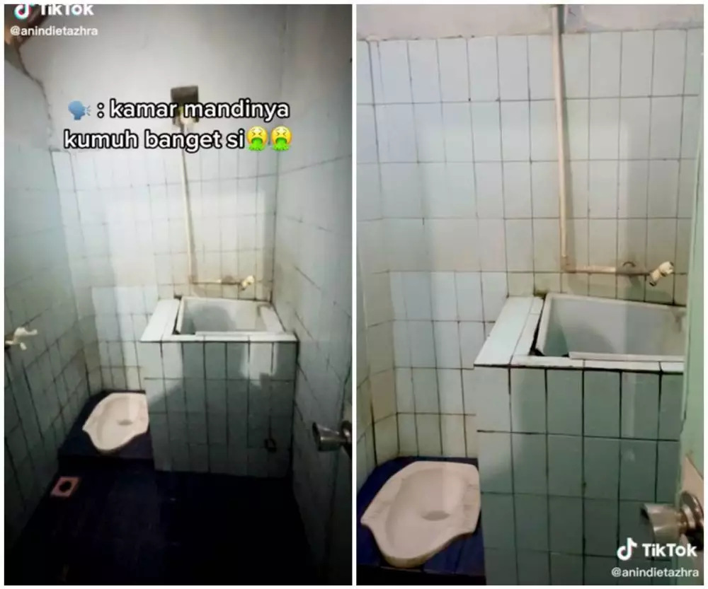 makeover kamar mandi kumuh hotel © 2024 TikTok
