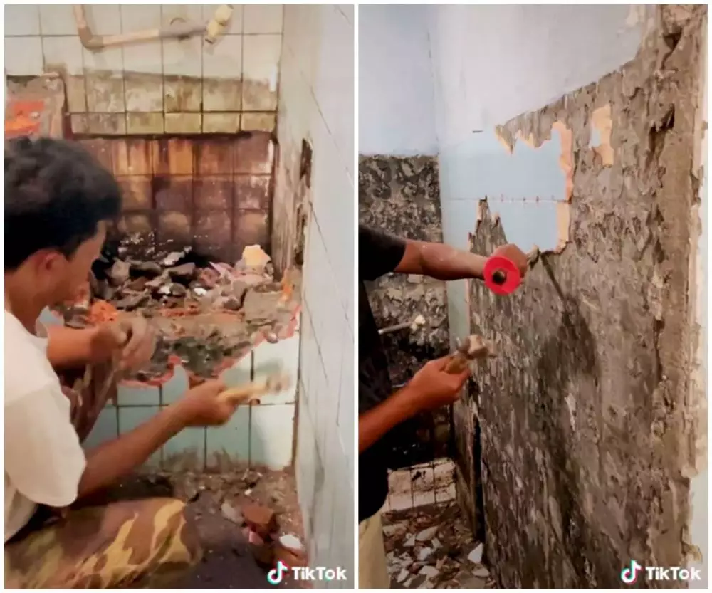 makeover kamar mandi kumuh hotel © 2024 TikTok