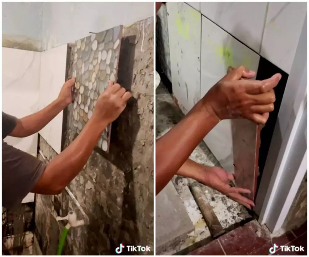 makeover kamar mandi kumuh hotel © 2024 TikTok