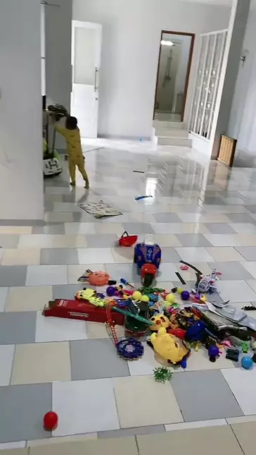 rumah 'bawah tanah' luas © TikTok