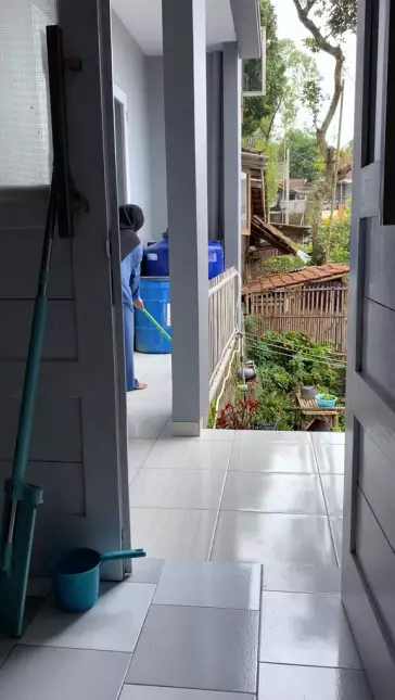 rumah 'bawah tanah' luas © TikTok
