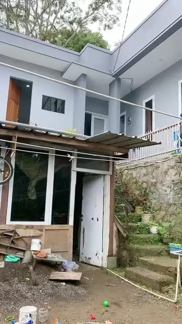 rumah 'bawah tanah' luas © TikTok